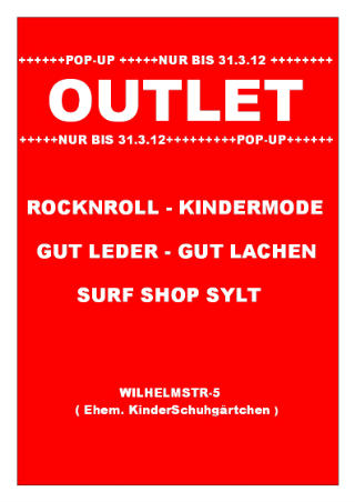 Pop up Outlet